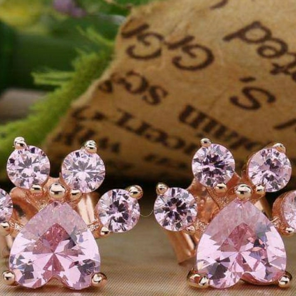 🐾Adorable Puppy Paw Earings🐾🆕 - Picture 4 of 4
